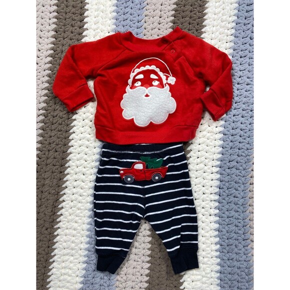 Carter’s Christmas Outfit Bundle – Size NB– 6 Piece  Set - Picture 6 of 9